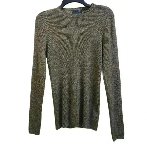 ASOS Sweaters - Asos design heather gold and black long sleeve light sweater size medium